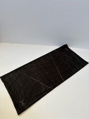 Buff Black Grey Neck Gaiter EcoStretch Neckwear Hike Work Scarf UPF50 Polyester